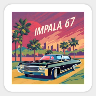 Impala 67 With Sunset Sticker